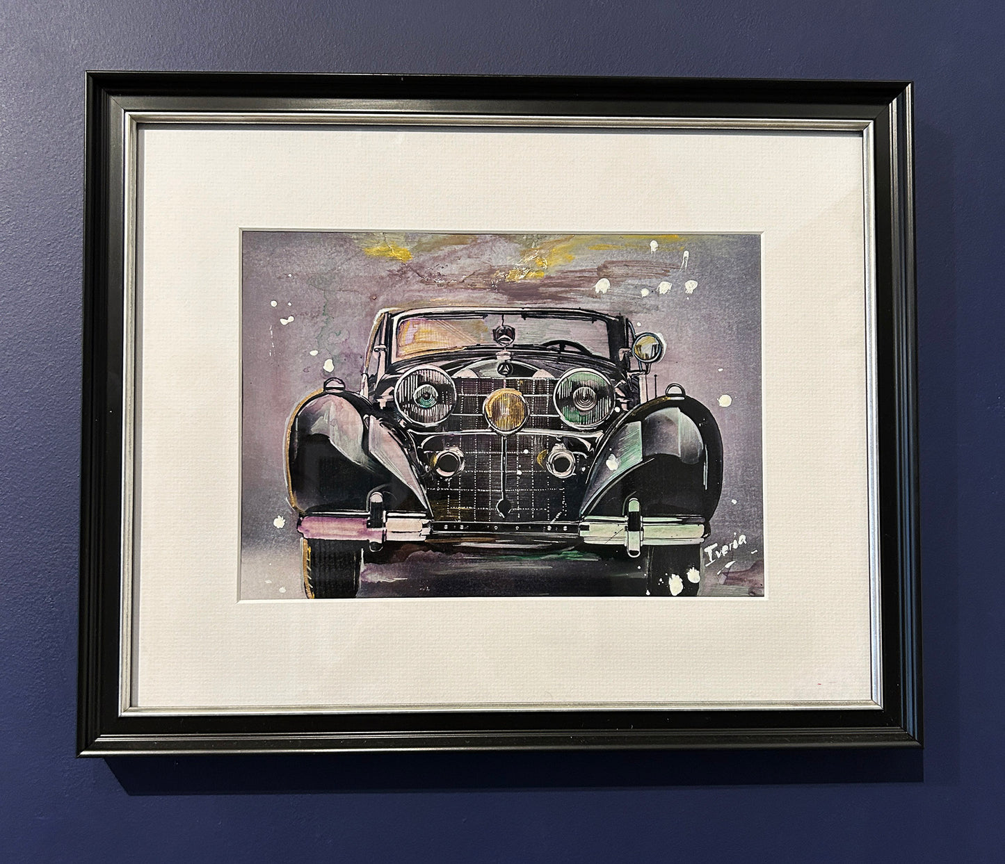 Black Mercedes (vintage) (IR 013)