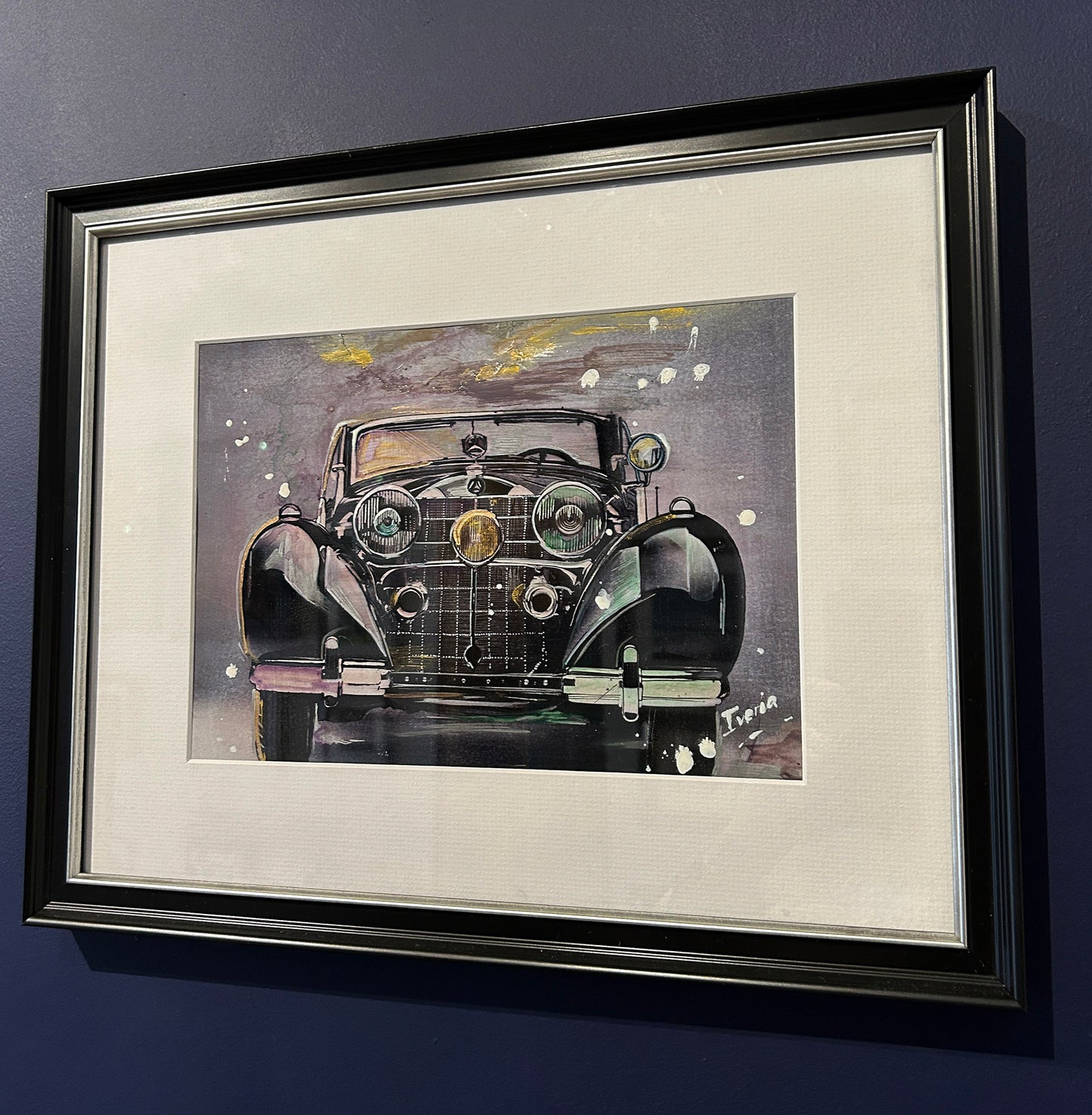 Black Mercedes (vintage) (IR 013)