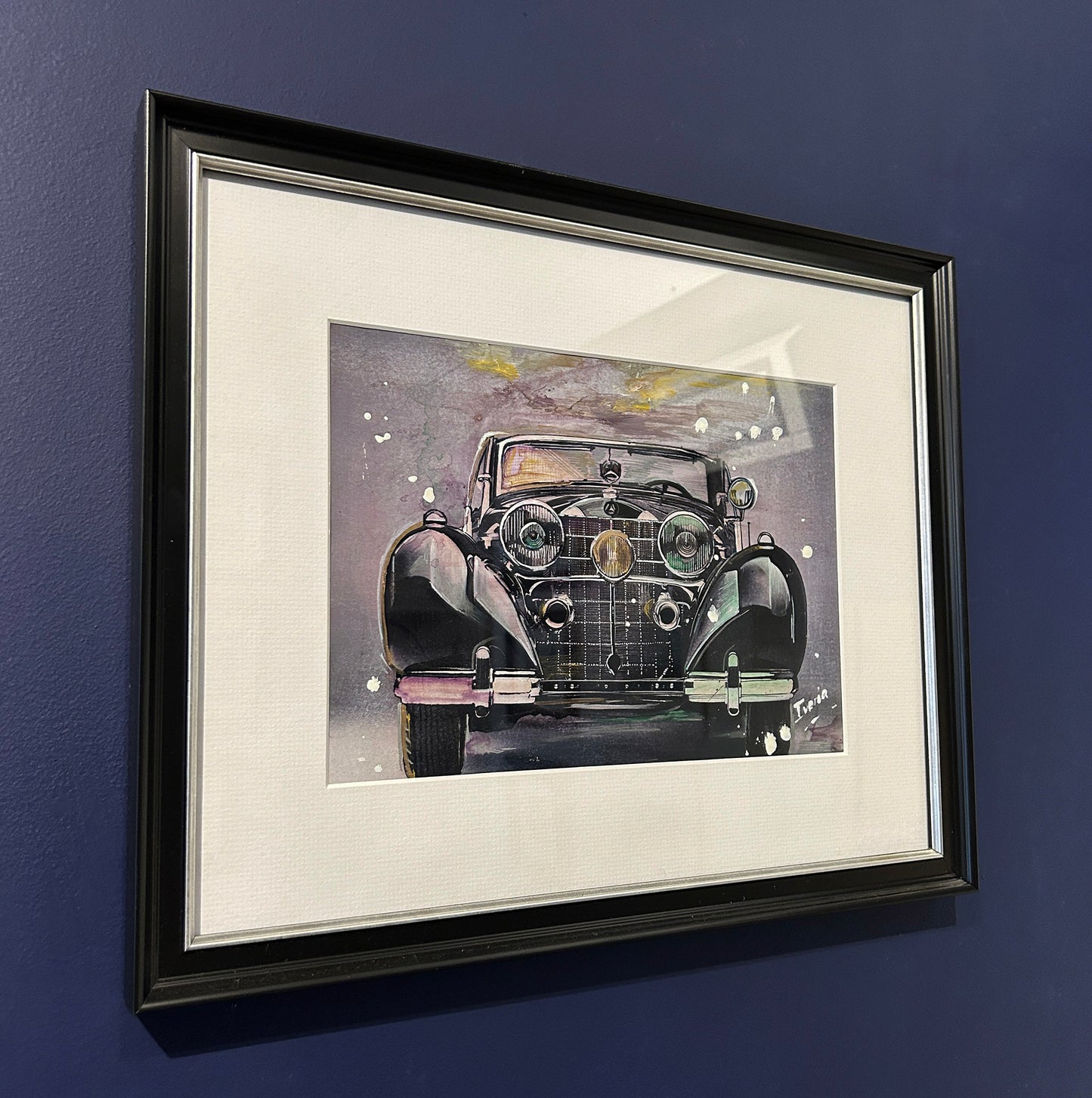 Black Mercedes (vintage) (IR 013)